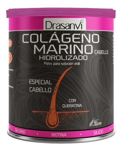 Collmar Colágeno Marino Hidrolizado Queratina Biotin Cabello