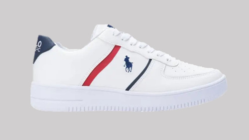 Tenis Comodo Casual Hpc Polo 222 Id 1011340 Blanco Urb