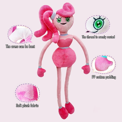 Muñeca De Felpa Mommy Long Legs Rosa 63cm