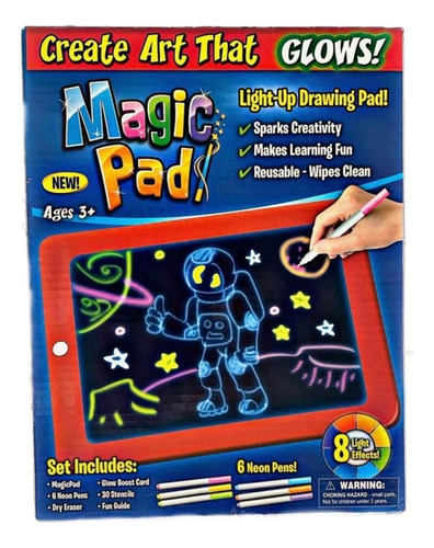 Tableta De Dibujo Con Luz Led Magic Pad, Entrega Inmediata