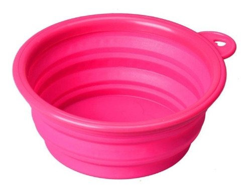 Imagen 1 de 1 de Plato Plegable Grande Perro Gato 18 X 7 Cm /rrstore
