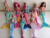 Comprar Lote De Barbies Sirenas Diferentes Versiones