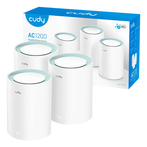 Mesh Wifi Cudy M1300 Dual Band Ac1200 2p Gigabit (3 Pack)