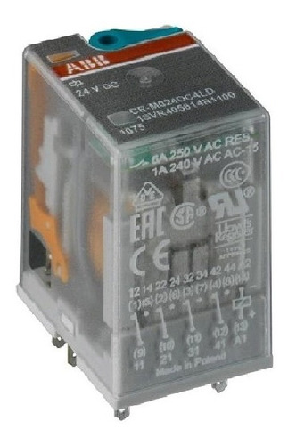 Rele 4 Inv 6a 24vca C/led Linea Cr-m Abb