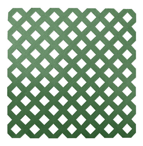 Enrejado Treillage Pvc 1,2x2,4 Mts Rombo 3,2cms Verde Dvp