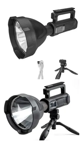 comprar Foco Linterna Led Largo Alcance 600 Metros Usb Trípode Led