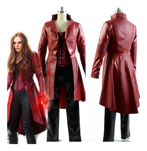 Captain America 3 Scarlet Witch Traje De Mujer Cosplay