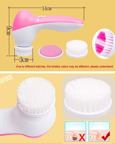 Masajeador Para Cara 5 En 1 Mini Limpieza Facial Profunda