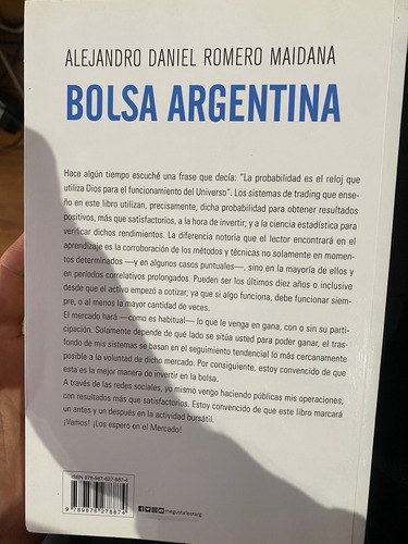 Bolsa Argentina Sistemas De Trading Exitosos Romero Maidana (Usado)