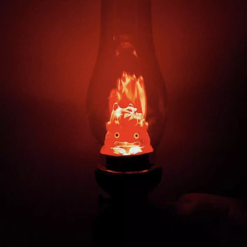 Calcifer Candelabro Llama Luz Nocturna Adorno Niños