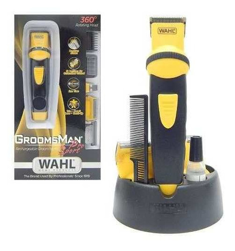 Wahl Groomsman Pro Sport Trimmer Corta Pelo Y Bello Cuerpo