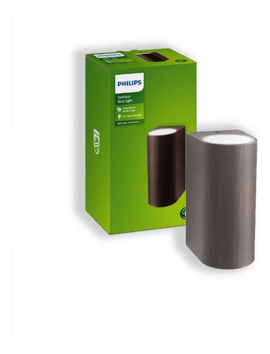 Aplique De Pared Philips Nightingale Wall 2x35w 915000131203 Estructura Negro