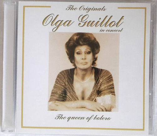 Olga Guillot. In Concert. Cd Original Usado. Qqf. Ag.