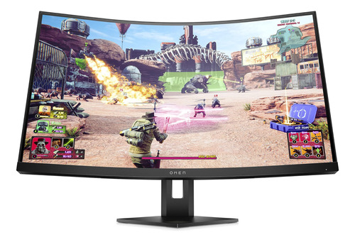 Monitor Curvo Hp Omen 27 Qhd, Pantalla Para Juegos Va Totalm