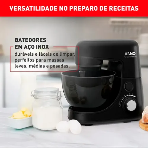 Batedeira Planetária Nova Deluxe 270w 4,1l 8 Velocidades Sx34