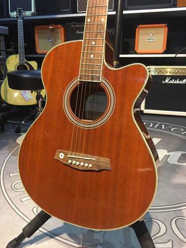 Imagen 2 de 6 de Guitarra Electro Acustica Greenland Lo17 Corte Y Eq
