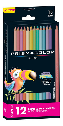 Lápices De Colores Prismacolor Junior Set 12 Pasteles