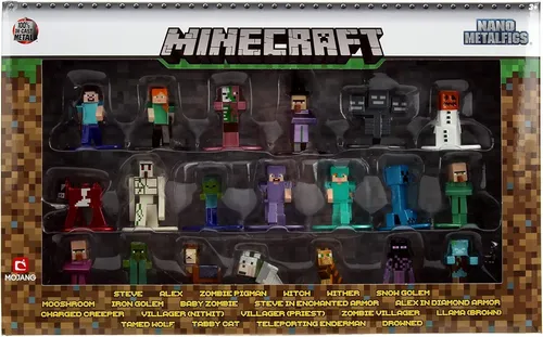 Minecraft Nano Metalfigs Wave 2 Set 20 Muñecos Figura Jada