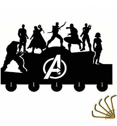 The Avengers Gancho Para Llaves, Puerta De Pared, Ropa, Abri