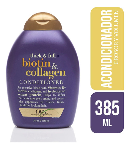 Acondicionador Organix Biotina Y Collag - mL a $177