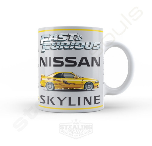 Taza Fast Furious | Nissan Skyline Gt-r R33 | Rapido Furioso
