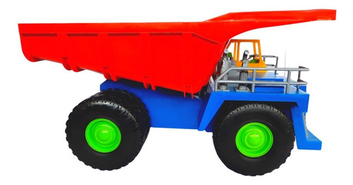 Imagen 3 de 7 de Camión Minero Tolva Gigante Camion Juguete Goliat Rojo