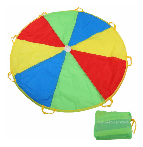 Saco Para Paracaídas Kids Play Rainbow Umbrella Sport, 1,8 M