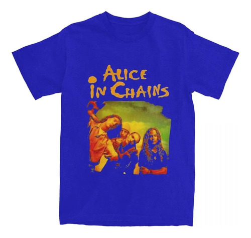 Camiseta Neutra De Algodón Estampada Alice In Chains