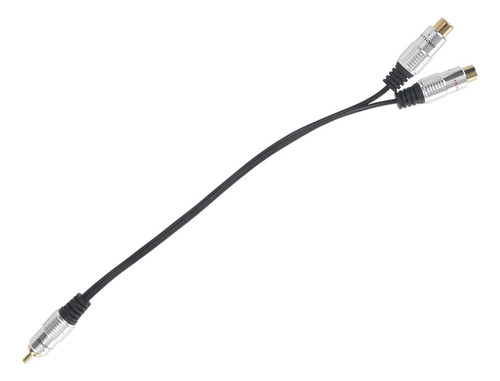 Para 2 Adaptadores De Metal Rca Hembra A Doble Macho 2 Rca