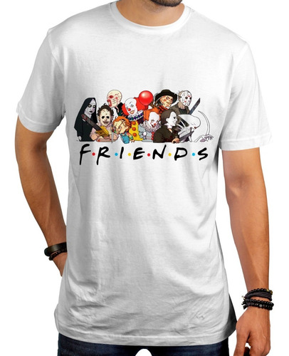 Remera Halloween Friends Terror Película Nene Nena Unisex