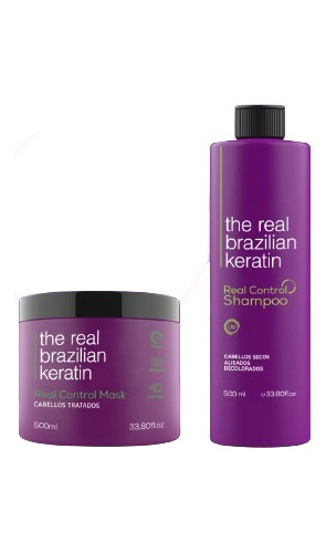 Kit Shampoo+máscara Capilar Sin Sal Real Brazilian