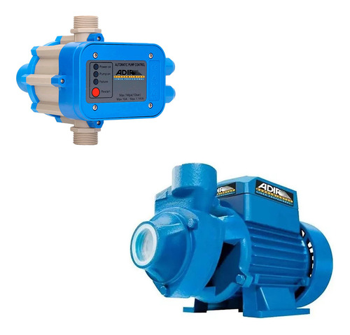 Kit Bomba Eléctrica Periférica 1/2hp + Presurizador De Agua