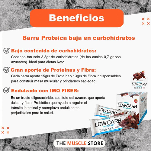 Low Carb Protein Bar Gentech Barra Proteica Sin Tacc Caja