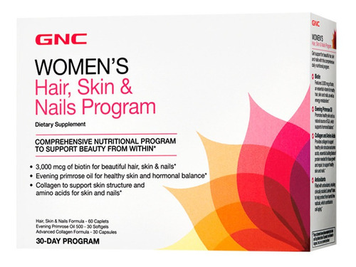 Womens Hair, Skin & Nails Programa Para 30 Días