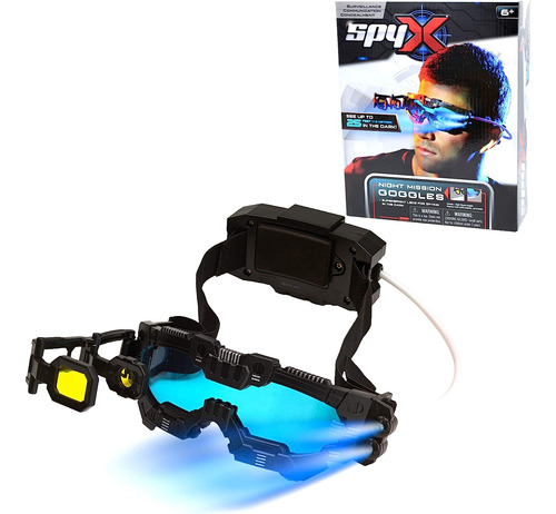 Night Mission Goggles Spy Kids Goggles Toy Led Light Be...