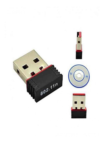 Adaptador Usb 2.0 Dongle Nano Wifi 802.11n Wireless 300mbps