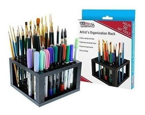 Nosotros. Art Supply 96 Hole Plastic Pencil Y Brush Brush - 