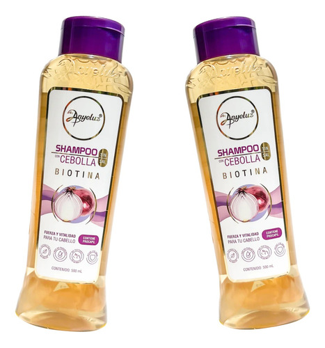 2 Shampoo De Cebolla Biotina - mL a $190