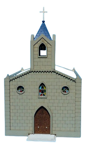 Iglesia De Pueblo - Nvm Hobbies - Escala H0 - Ha004