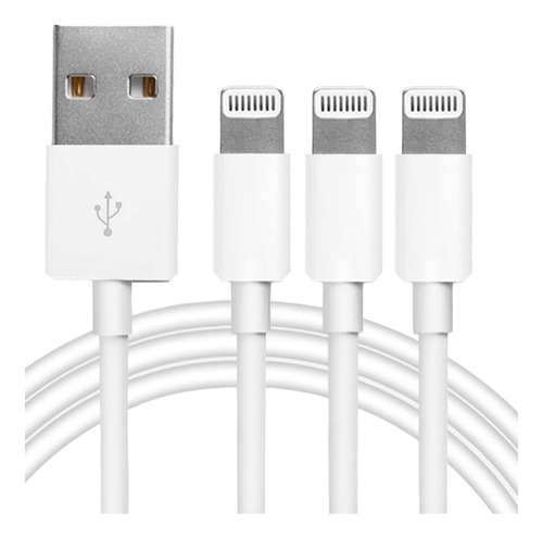 Paquete De 3 Cargadores Lightning A Usb Original  Certificad