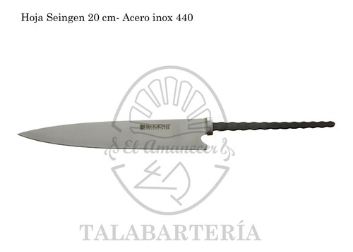 Hoja De Cuchillo Seingen- 20cm -acero Inox.440-para Encabar