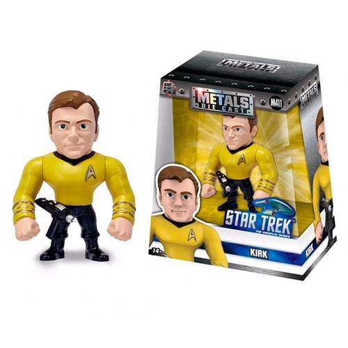 Figura De Acción Star Trek Kirk 10cm Die Cast Metal