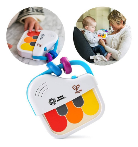 Mini Piano Infantil Magic Touch Madeira - Baby Einstein 3m+