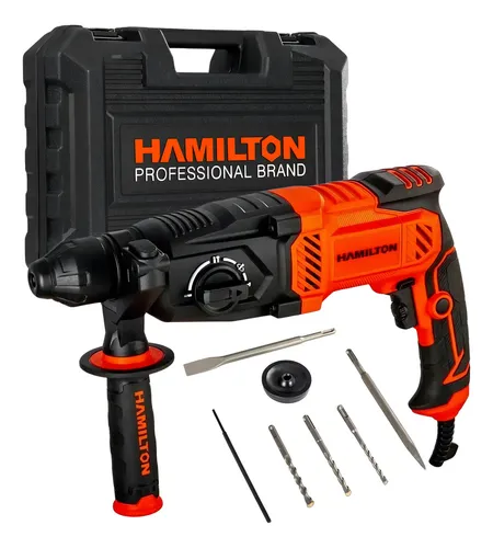 comprar Rotomartillo Sds Plus Hamilton 1050w 3.5 Joules Color Naranj