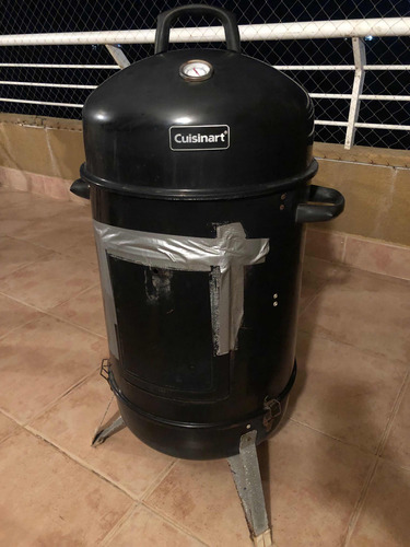 Ahumador Original Cuisinart Negro 18 Con Forro Y Cepillo Gri