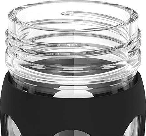 Lifefactory - Botella De Agua De Cristal Sin Bpa (40,6 Ml)