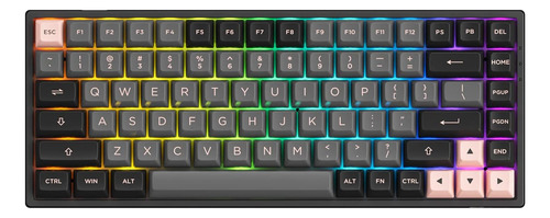 Teclado Akko, Inalambrico/negro/retroiluminado