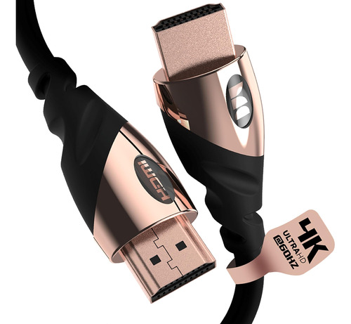 Monster Cable Electrónico Hdmi De 4 Pies 4k Ultra Hd Con Cab