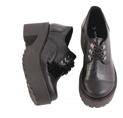 Zapatos Botinetas Plataforma Mujer Savage Mb100
