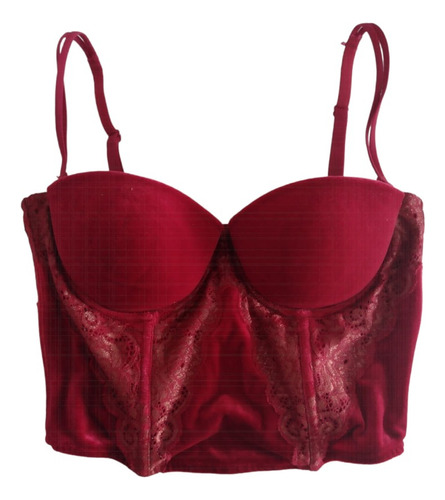 Corpiño Corset Top Victorias Secret Velvet